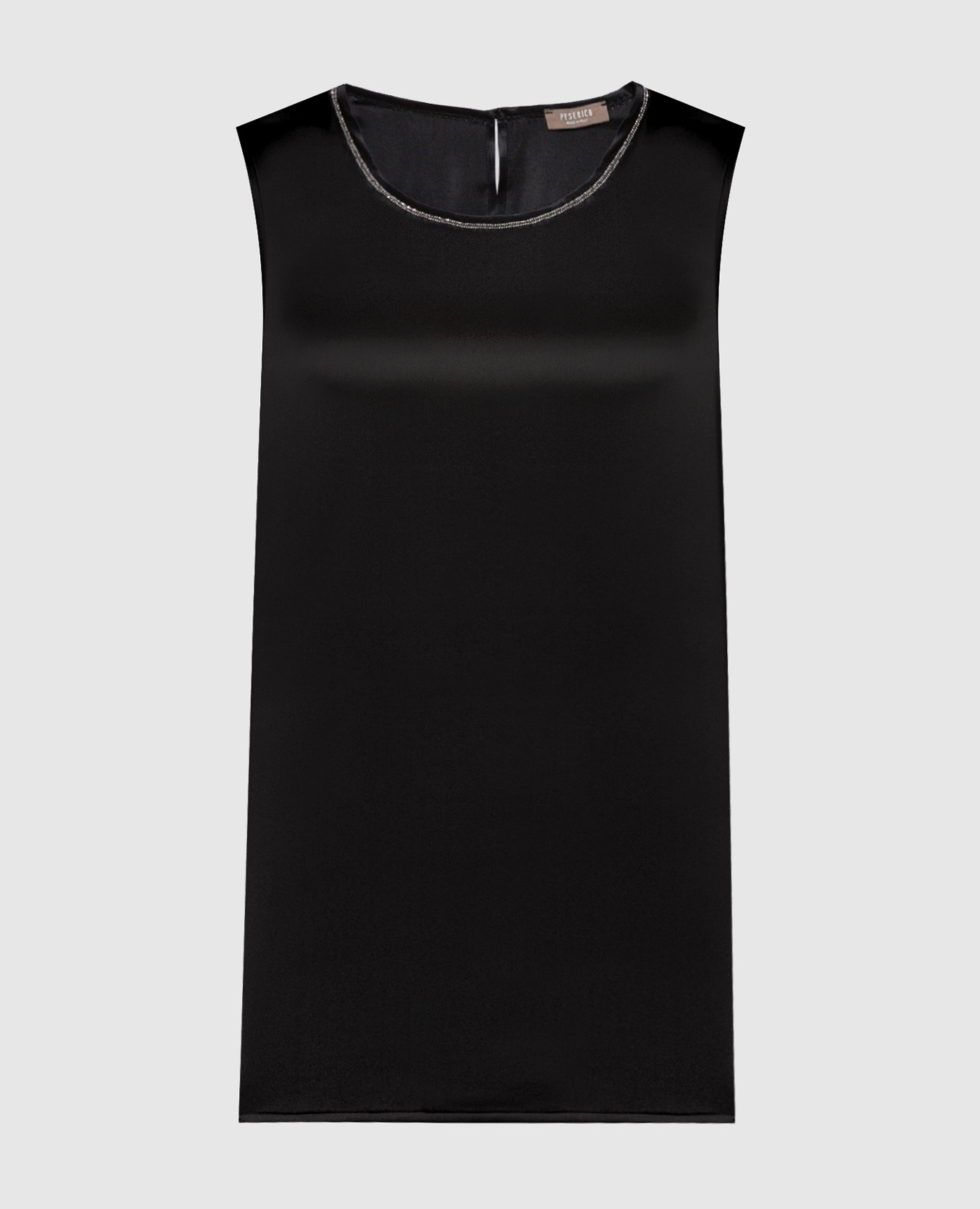 

Black silk top Peserico
