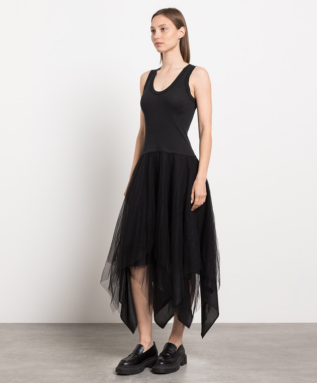 Marc Le Bihan - Black midi dress 2820 - shop with European