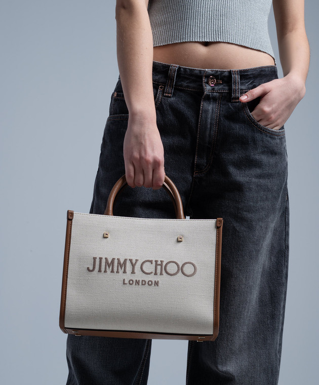 Jimmy Choo - Beige combined Avenue S Tote bag AVENUESTOTELJJ - buy 