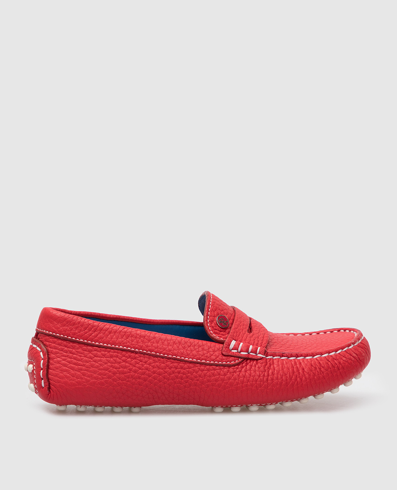 

Children's red leather moccasins Stefano Ricci