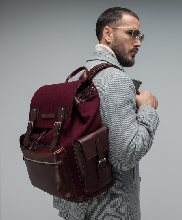 Brunello Cucinelli - City combined backpack MBACU356 - shop with