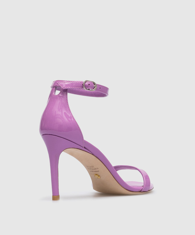 サンダル・ミュール Stuart Weitzman NUNAKEDCURVE 85 - High sandals (SE132 BLK) Stuart Weitzman Nunaked Curve 85 Sandal in White | Lyst