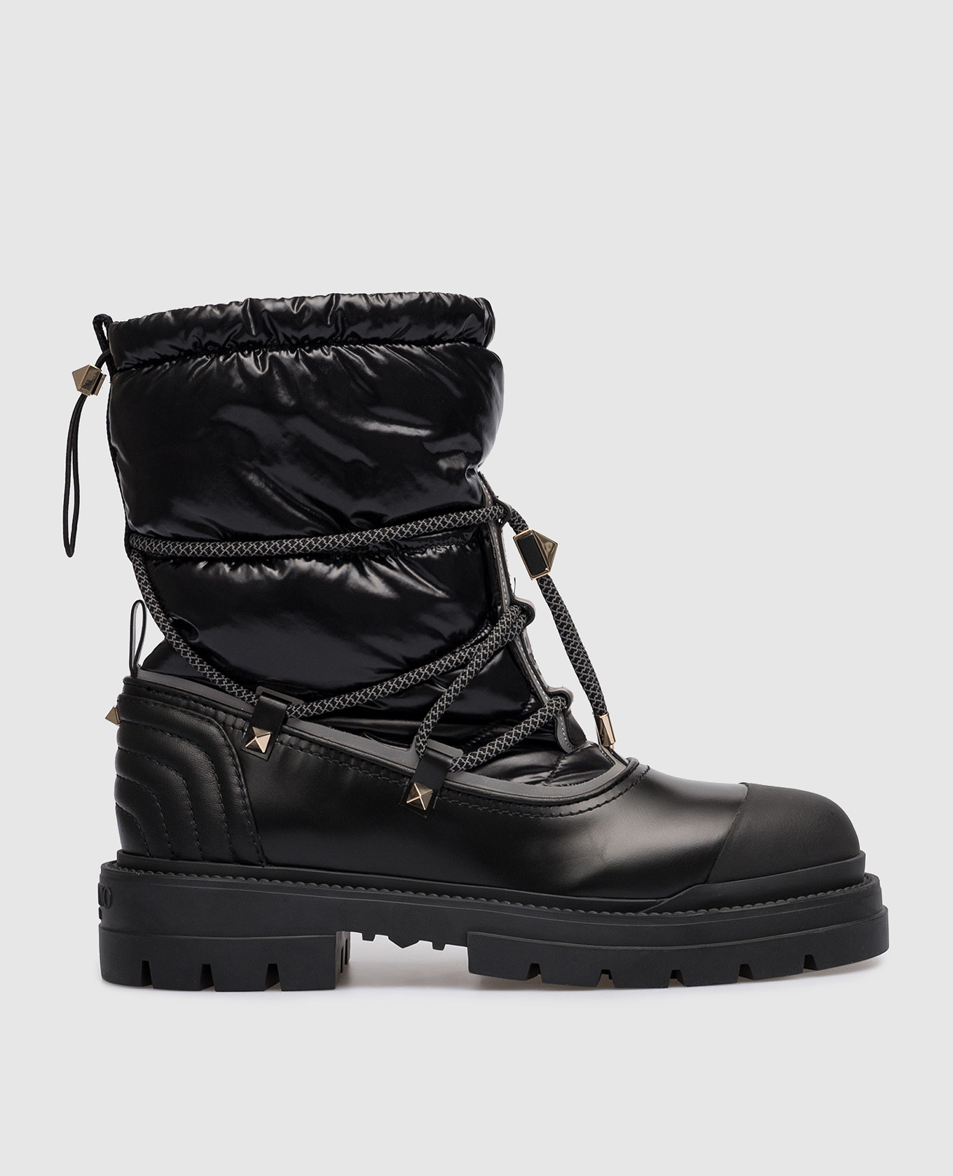 

Black combination boots Valentino