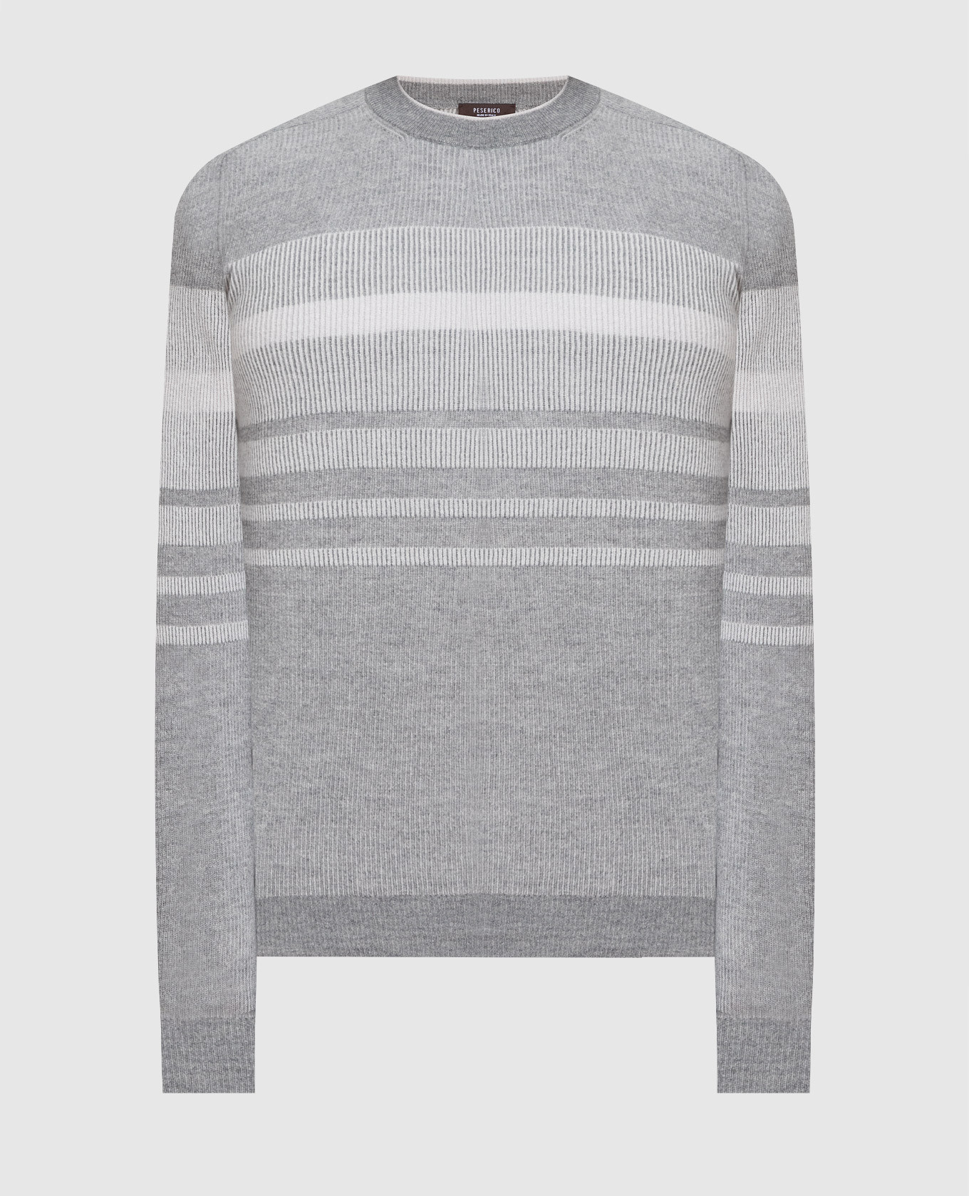 

Gray wool and cashmere sweater Peserico, Серый