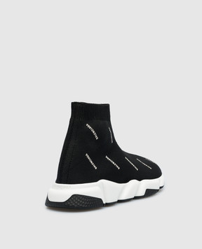 Balenciaga Children's black Speed logo sneakers 597425W2DBF
