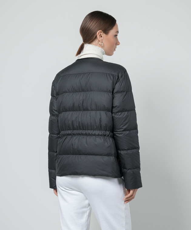 Moncler - Echione black down jacket with print 1A00054596ZR Moncler - Echione black down jacket with print 1A00054596ZR