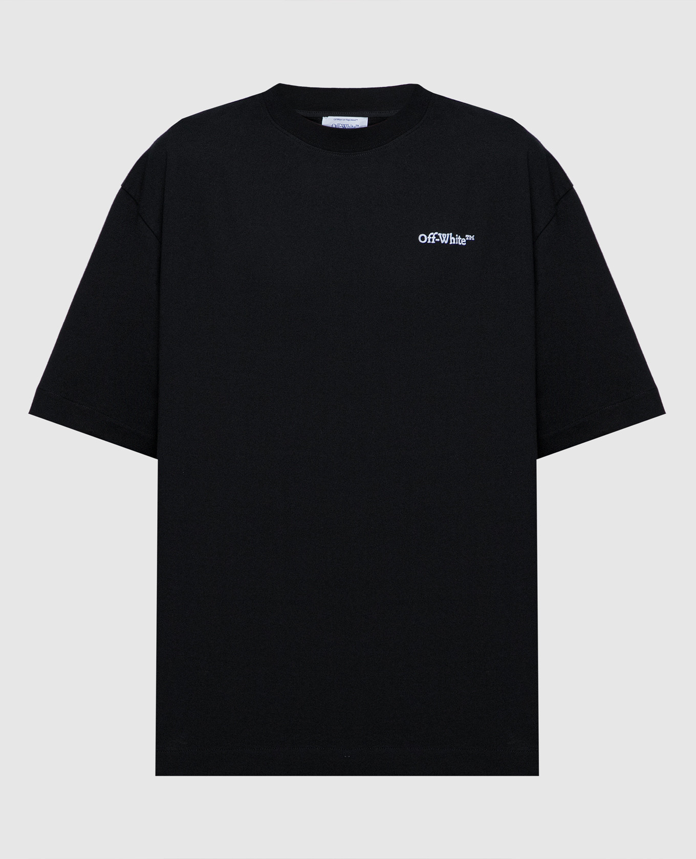 Men Embroidery Oversized Tee - Off White - SM2602025A