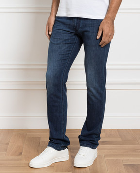 Stefano Ricci Blue jeans with a distressed effect MST33S2060T0034