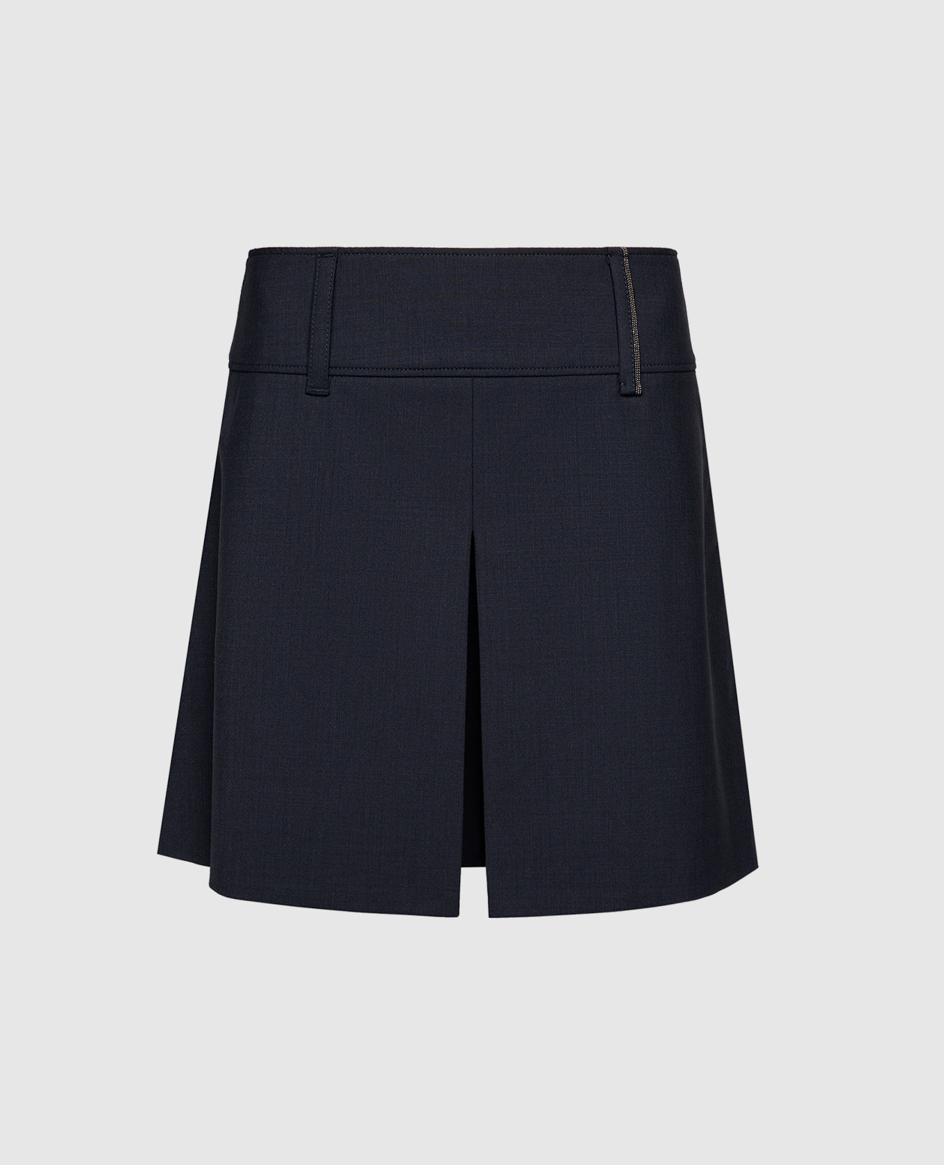 

Blue shorts with monil chain Brunello Cucinelli, Синий