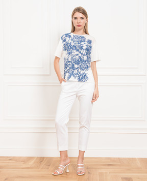 Max Mara White pants FOLGORE