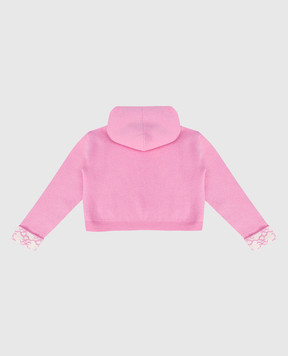 Fendi Reversible pink wool hoodie JFG082AG2P7