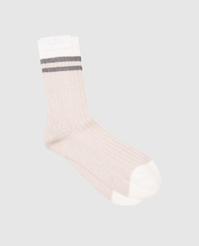 Brunello Cucinelli Beige socks MCS93551