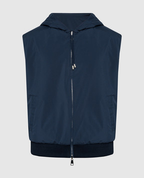 Cashmere&Whiskey Blue double-sided vest GM0061340437