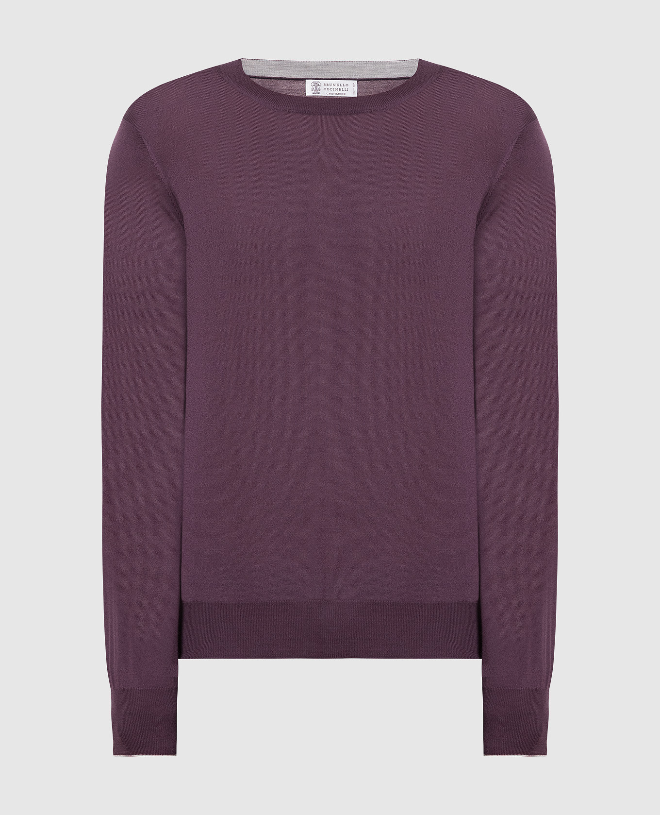 

Purple wool and cashmere jumper Brunello Cucinelli, Violet