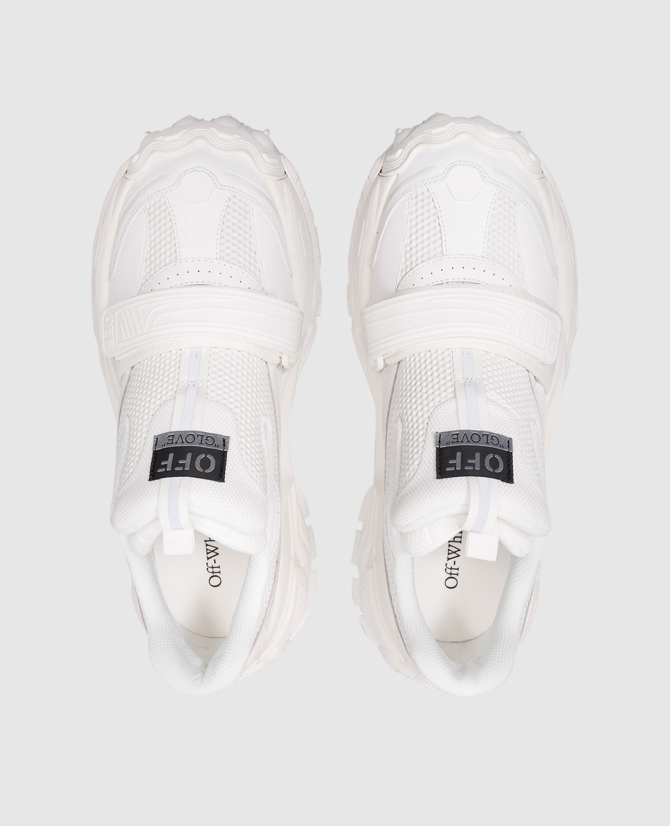 

White logo Glove Slip On combo sneakers Off-White