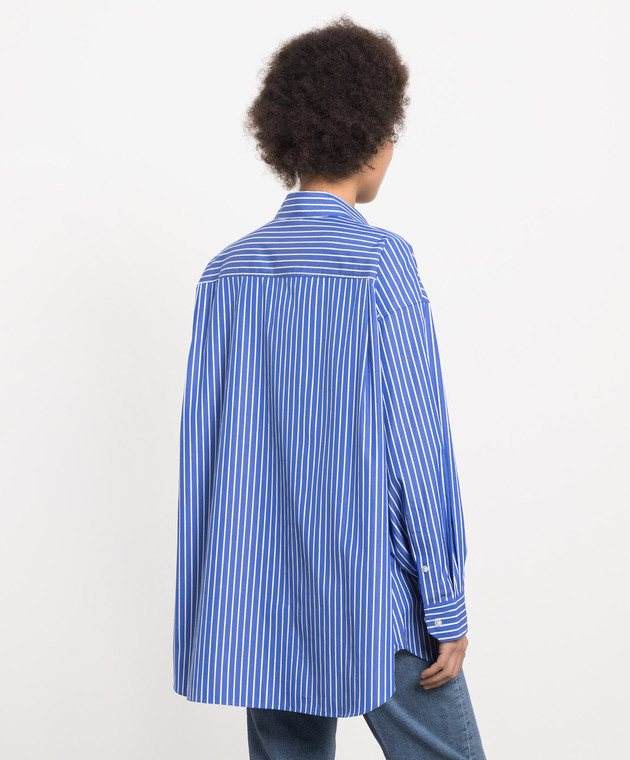 Theory - Blue striped shirt N0204528 - shop with European delivery