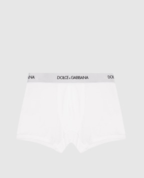 Dolce&Gabbana Children's set of white boxer briefs with logo L4J701G7OCT