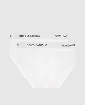 Dolce&Gabbana Children's set of white briefs L4J700G7OCT