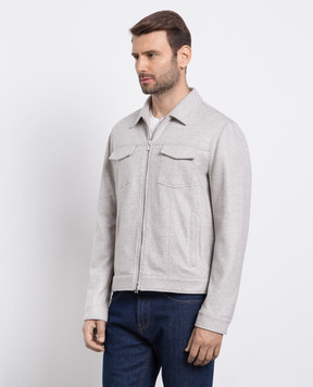 Enrico Mandelli Gray cashmere jacket A7T7045239