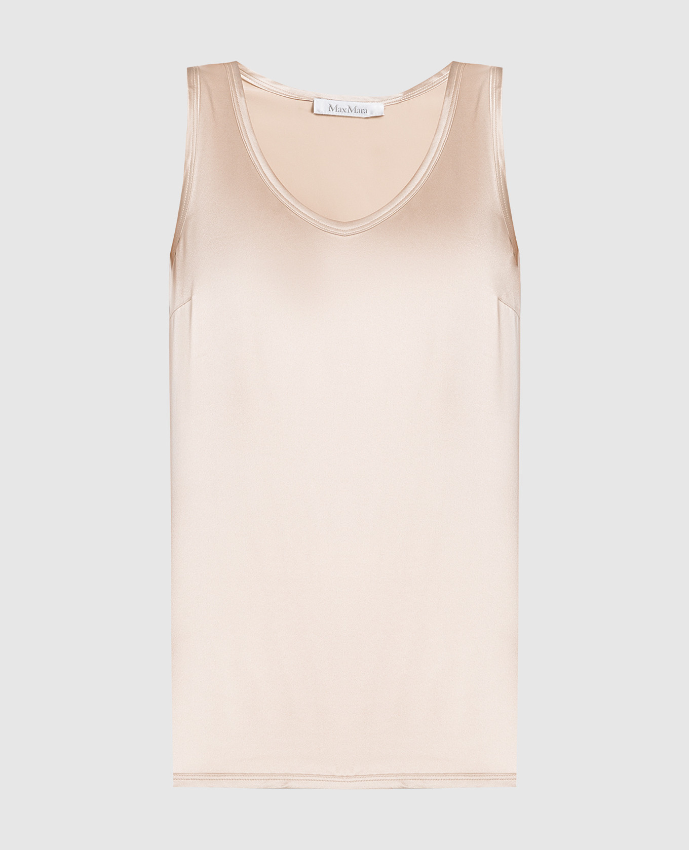 

Cesare Beige Silk Top Max Mara