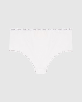 Story Loris Children's white panties with a logo 36307816