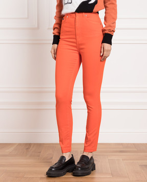 Dolce&Gabbana Orange skinny jeans FTAQWDG889I
