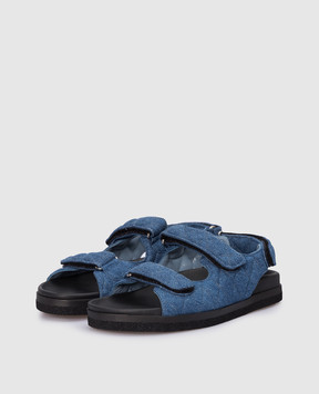 Babe Pay Pls Quilted denim sandals 988847