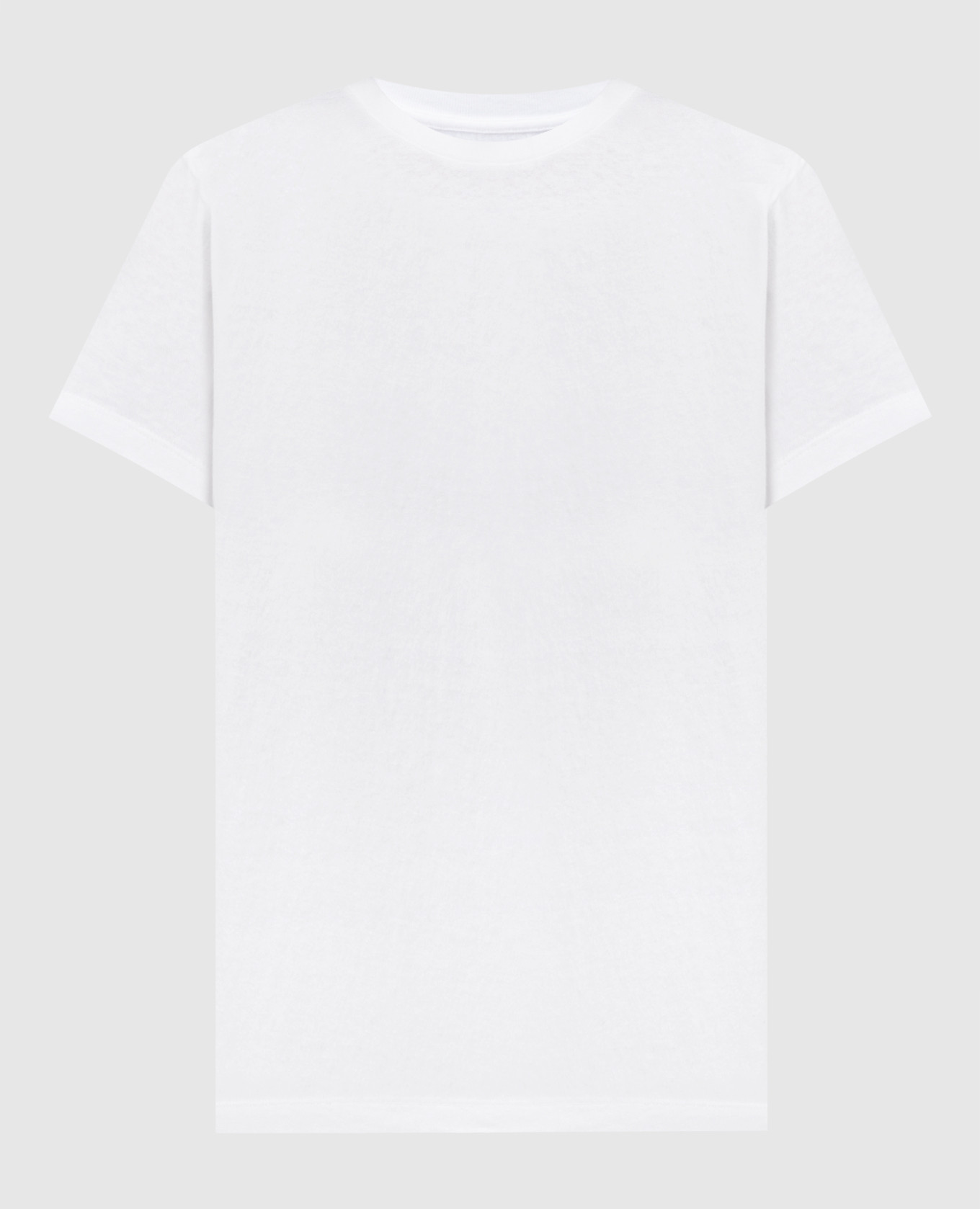 Emmylou white t-shirt with logo patch khaite