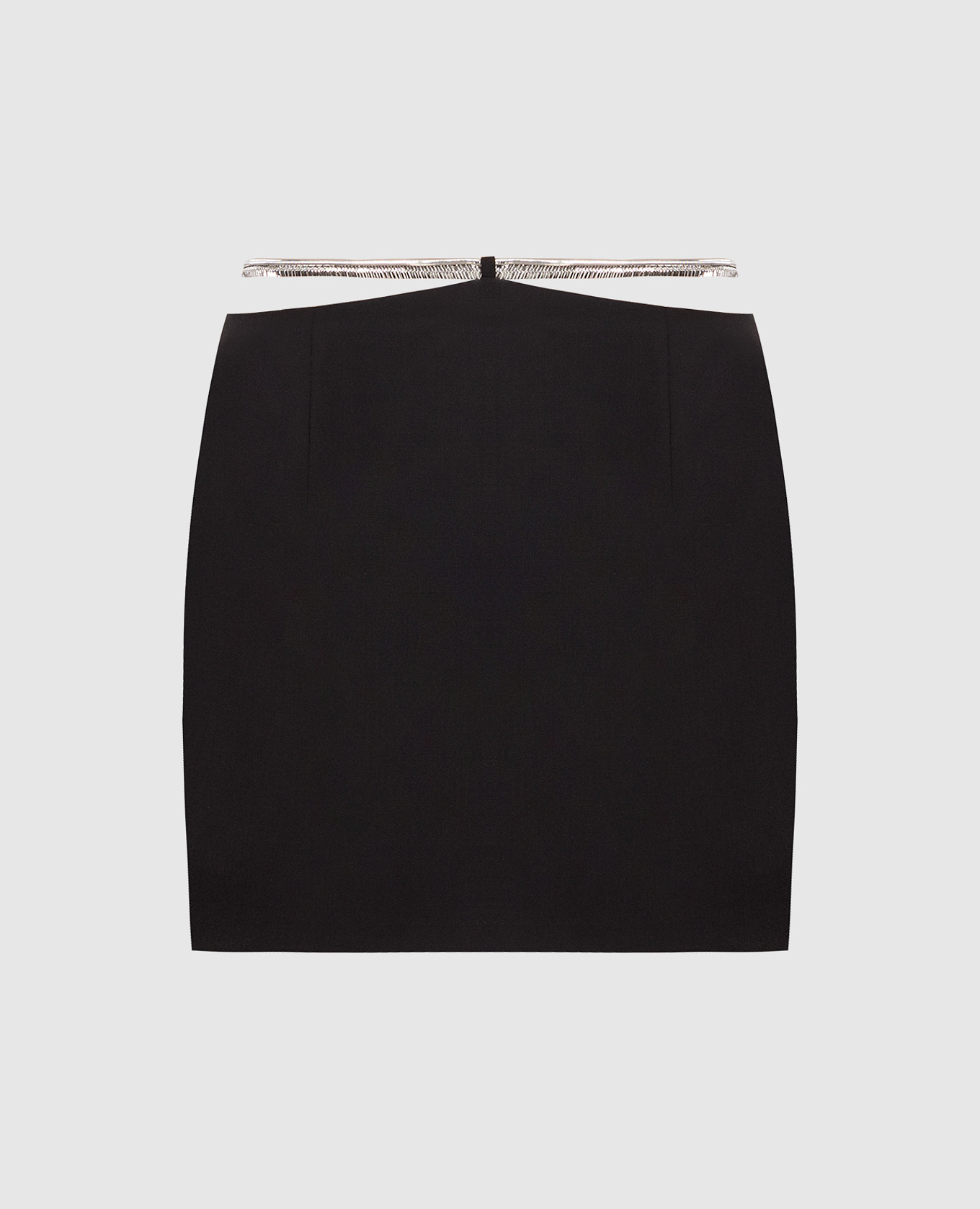 

Black wool mini skirt Dondup