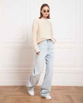 Maison Margiela Beige sweater S51HL0001S18198