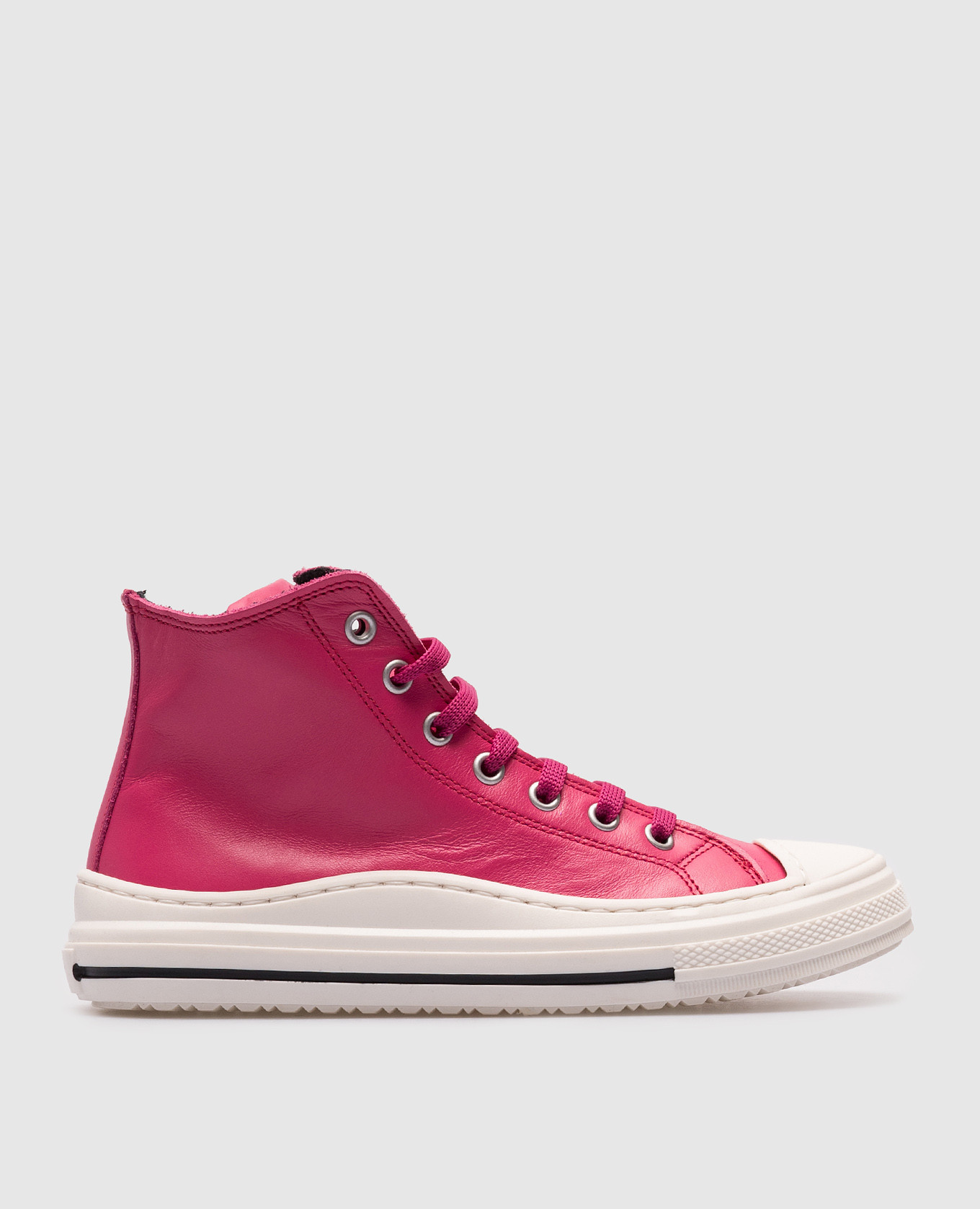 

Children's pink leather sneakers Zecchino D'oro