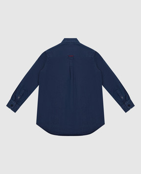 Stefano Ricci Children's blue shirt YC002321EX1500