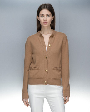 Tom Ford Brown cashmere cardigan CAK348YAX137