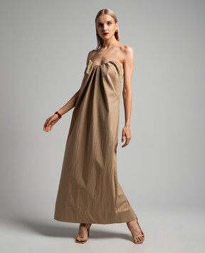 CO Beige bustier dress 4167WRT