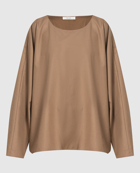 The Row Dark beige top 6038W2165