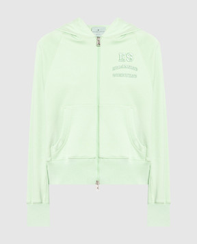Ermanno Scervino Green sports jacket with a logo D425L316LGFVV