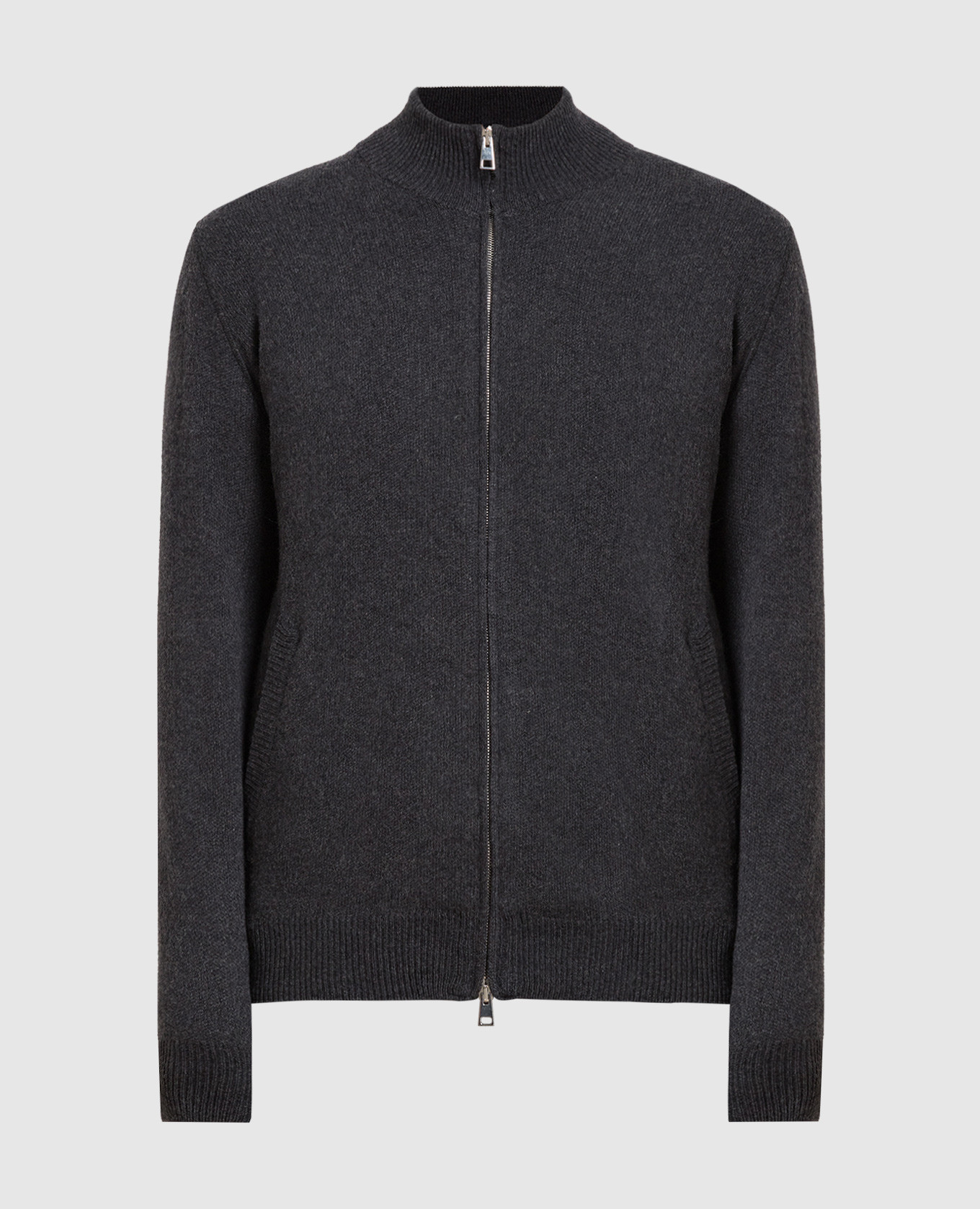 Gray cashmere cardigan cashmere&whiskey