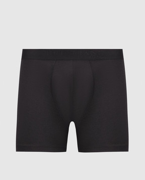 Bresciani Black boxer briefs with logo BXM18