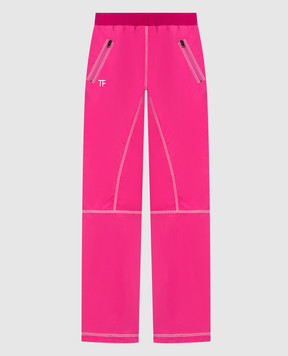 Tom Ford Pink logo pants PAW515FAX1027