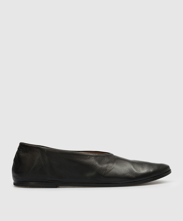 MARSELL｜FLAT SHOES/LOAFERS (COLTELLACCIO (MW2105 157666 Women's Black Leather Ballerina Shoes Coltellaccio - Marsèll