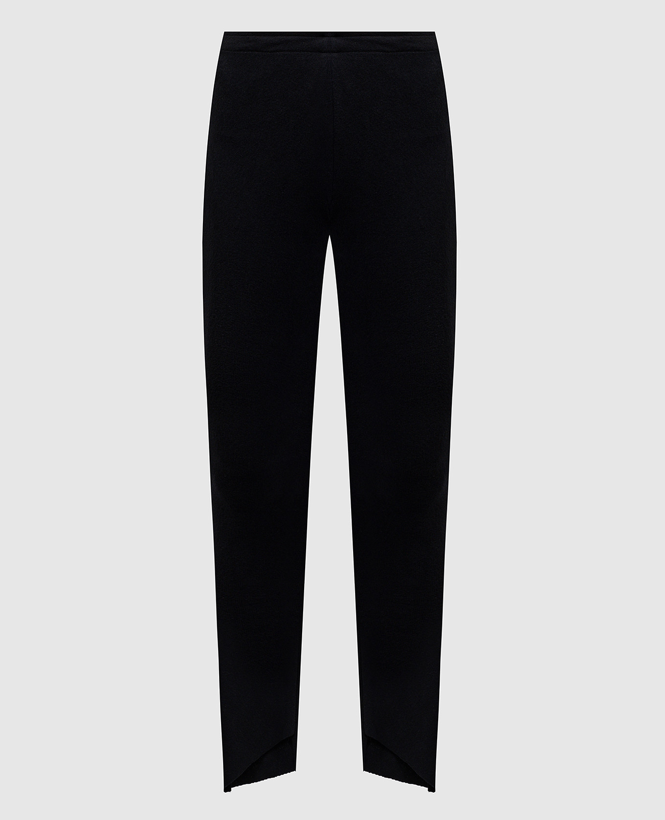 

Black leggings with an asymmetrical bottom Marc Le Bihan, Черный