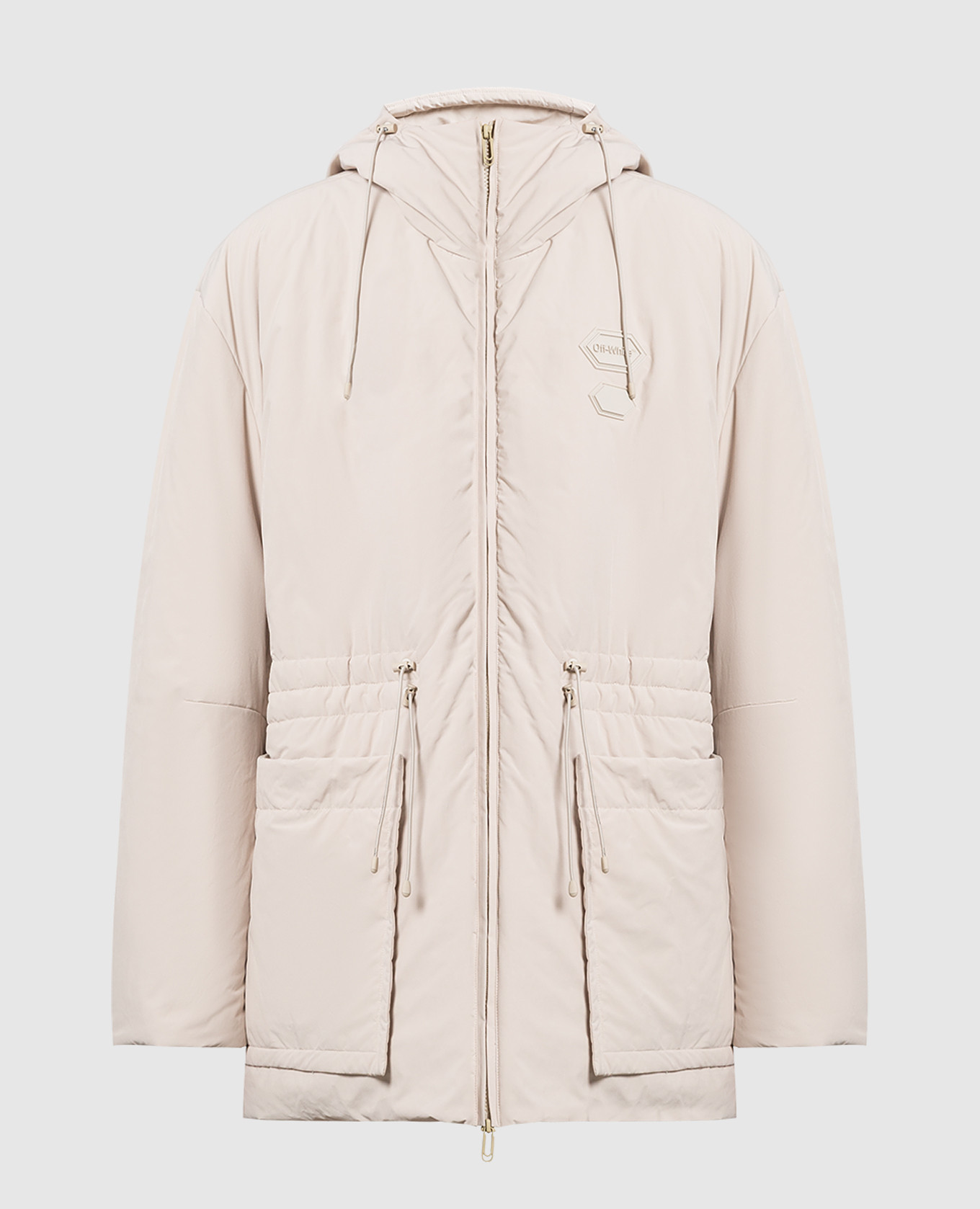

Beige jacket with logo Off-White, Бежевый