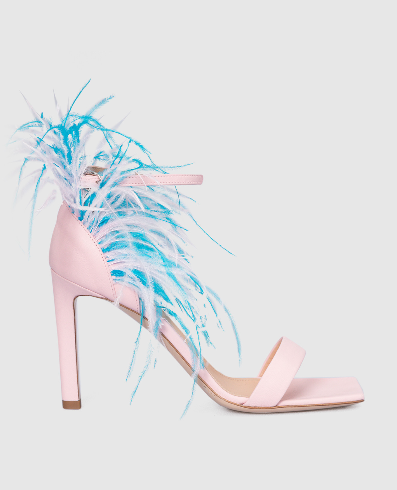 Light pink leather sandals babe pay pls