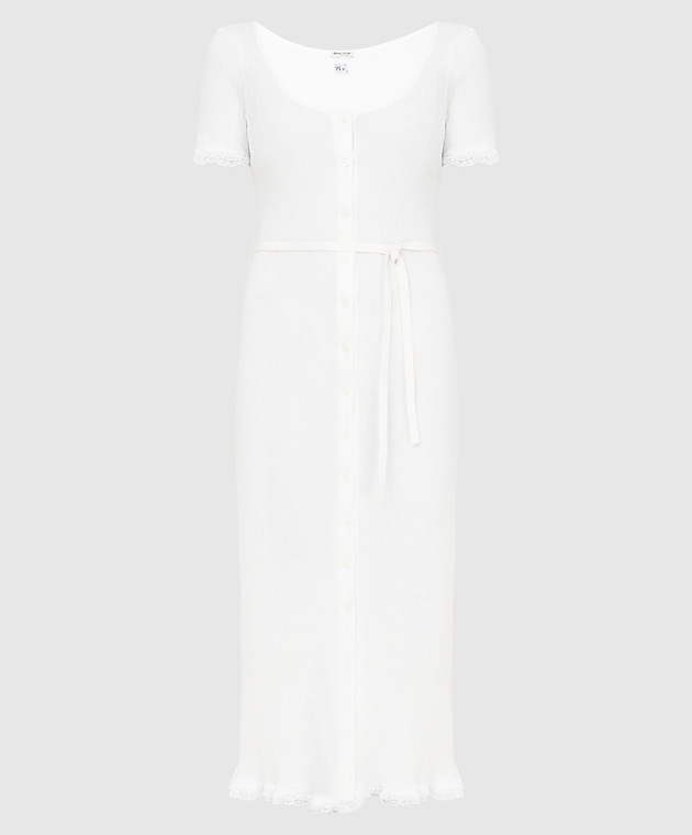 Miu Miu - Midi dress with lace inserts MF454310OQ - shop with European  delivery at Symbol