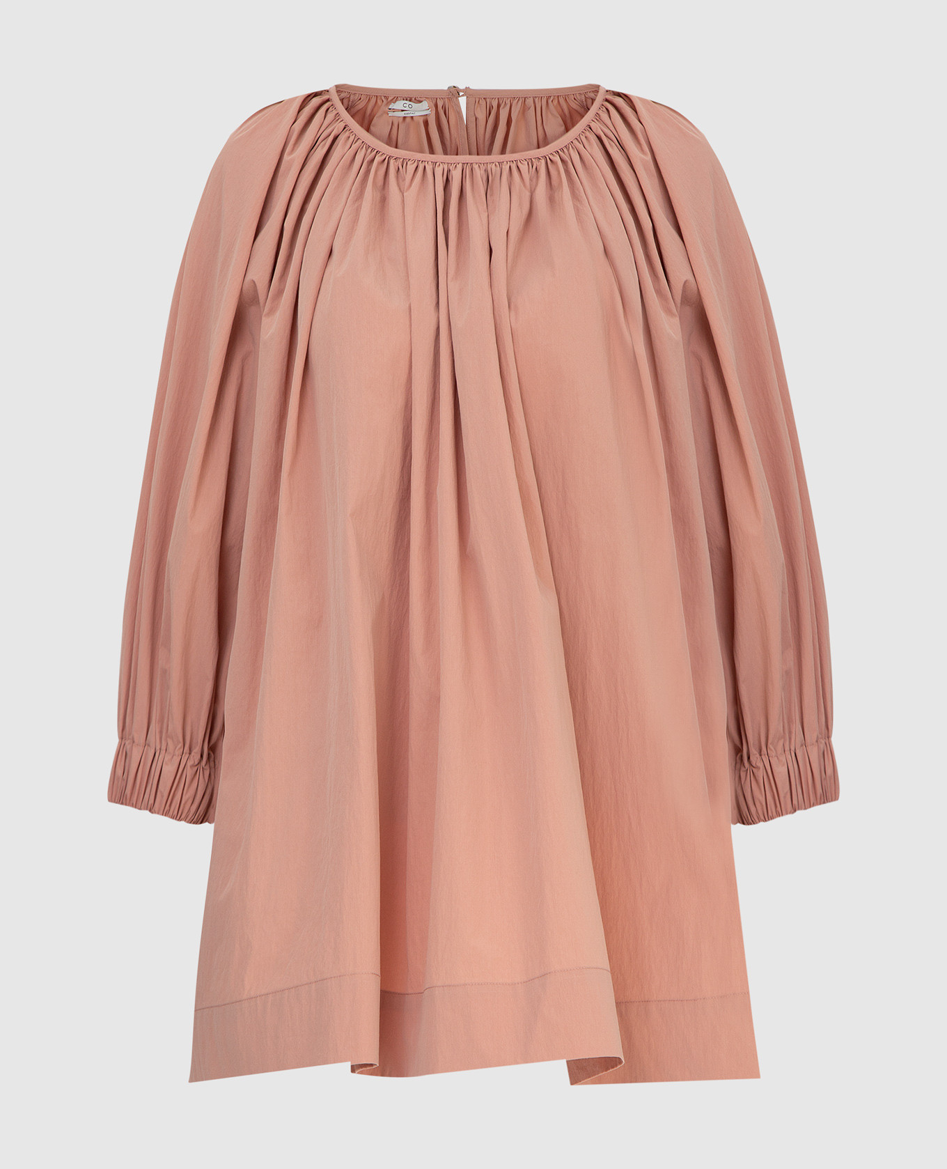 

Pink blouse with drape CO