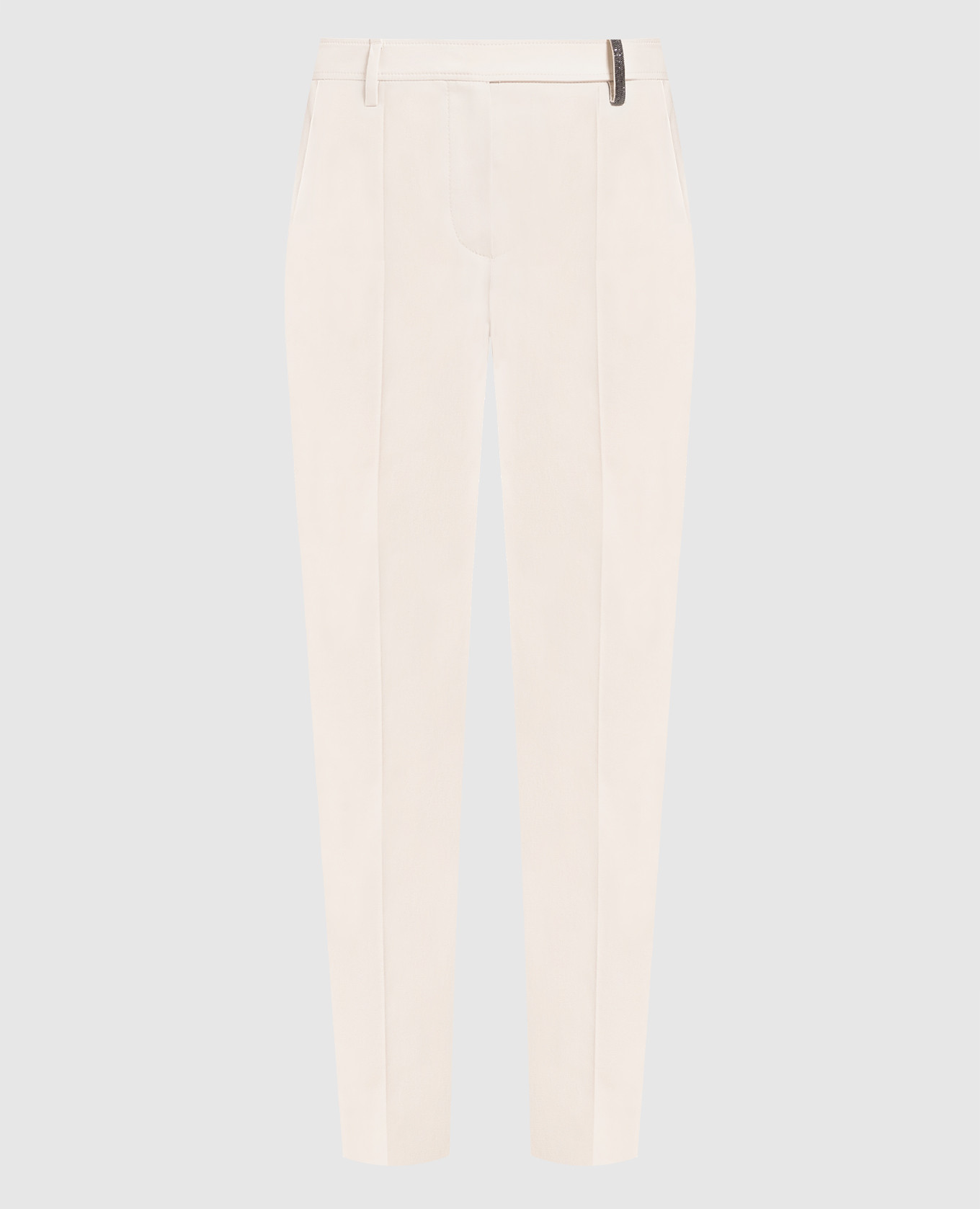

Beige pants with monil chain Brunello Cucinelli