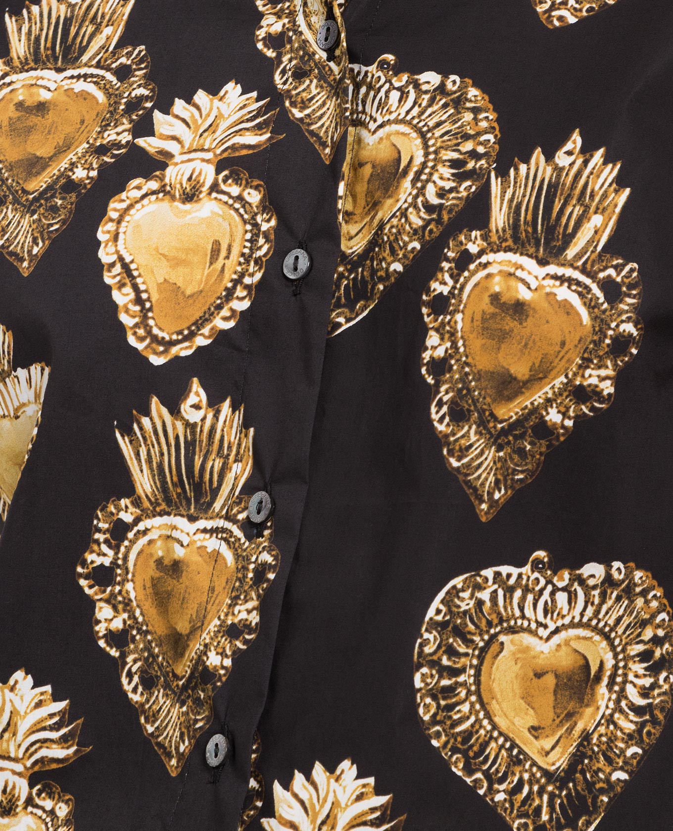 Black shirt in a print Dolce&Gabbana 5