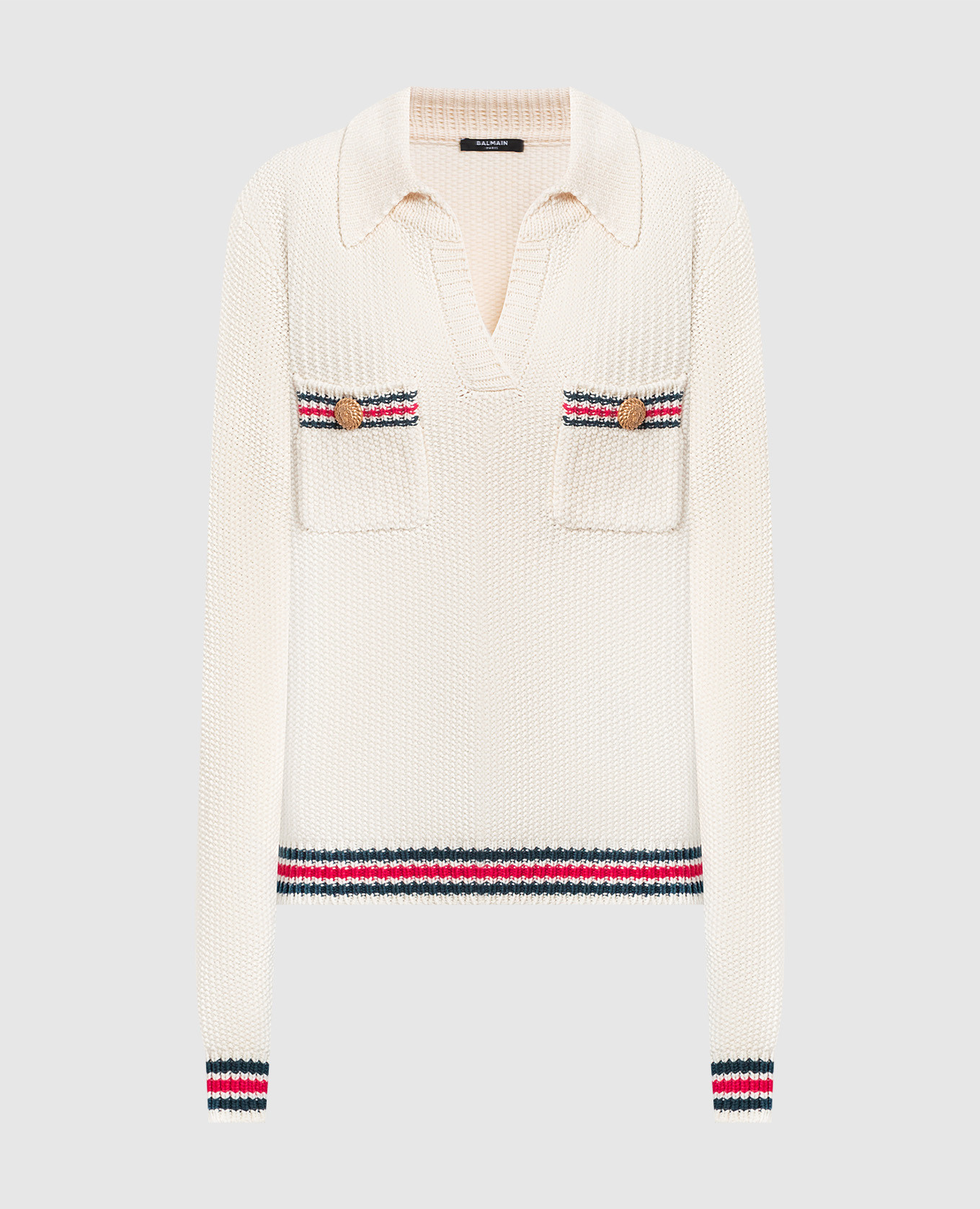 

Beige polo Balmain
