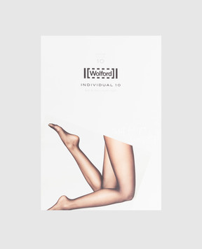 Wolford Individual 10 den beige tights 18382