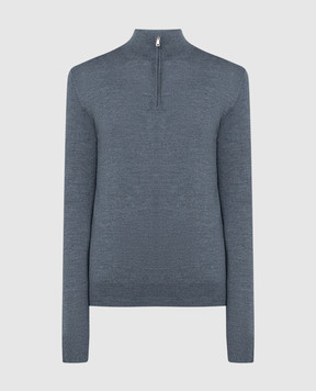 Cashmere&Whiskey Gray woolen jumper 77397